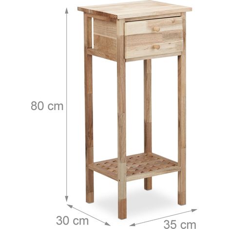Table d’appoint noyer console téléphone (1/4)