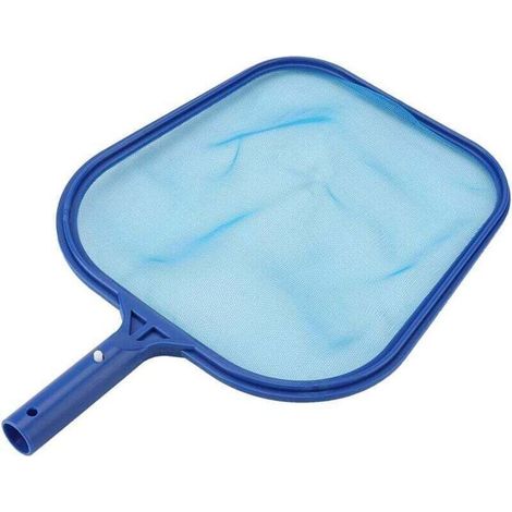 Épuisette de Surface - Filet en Nylon et PP - Pour Piscine Étang Bain à Remous Bassin à Poissons - 42 x 30 x 3 cm - Bleu ×1 (1/4)