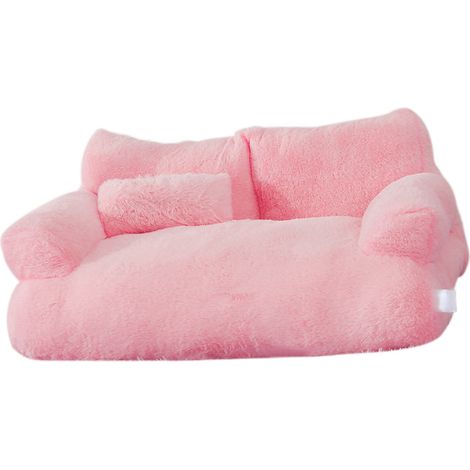 Eosnow Katzenbett, ultraweiches Plüschmaterial, Hundebetten für Katzen im Innenbereich, Sofa, lindert Muskel- und Gelenkdruck, privates, komfortables Design, abnehmbar, waschbar, rutschfest, Haustierk