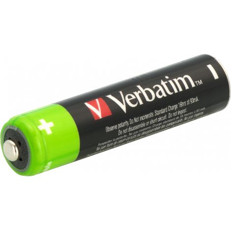 Verbatim Pilas recargables AAA Premium