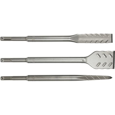 Makita SDS-PLUS Meißelsortiment Set Bohren Meißeln 250 mm 3 Stück E-20220