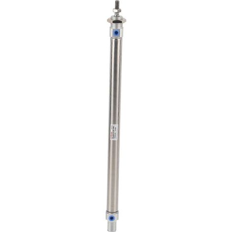 Mini-Luftzylinder mit Edelstahlkolbenstange für pneumatische Hubbewegungsgeräte, 20 mm Bohrung, MI20x