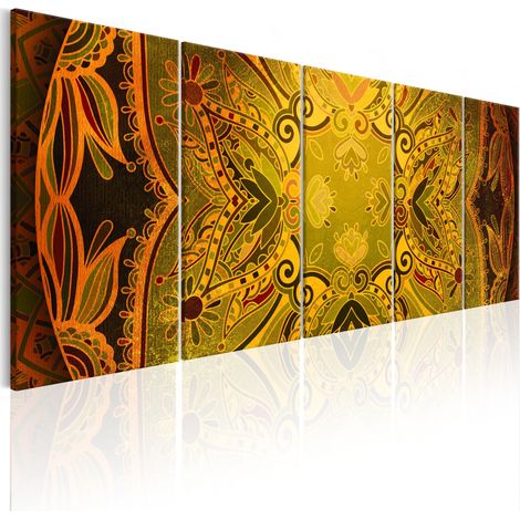 Quadro - Mandala: Flowery Wings - 200x80 (1/4)
