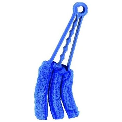 Quitapolvo de radiador de microfibra azul + un repuesto MSV