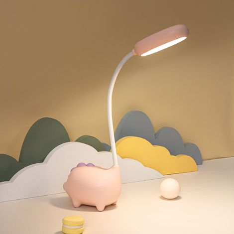 1 Lampe dinosaure, Capteur tactile, Intensité variable, Rechargeable USB, LED douce, Chambre enfant (1/5)