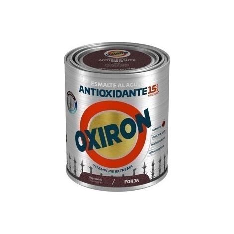 Esmalte Antioxidante Forja 750 Ml Rojo Oxido Ext. Titan Oxiron