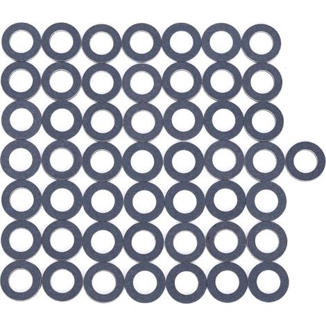lyrlody 50 pezzi Guarnizione tappo di scarico olio in lega di alluminio, alta qualità, alte prestazioni, sostituzione diretta con 90430-12031 per Avalon e altri.
