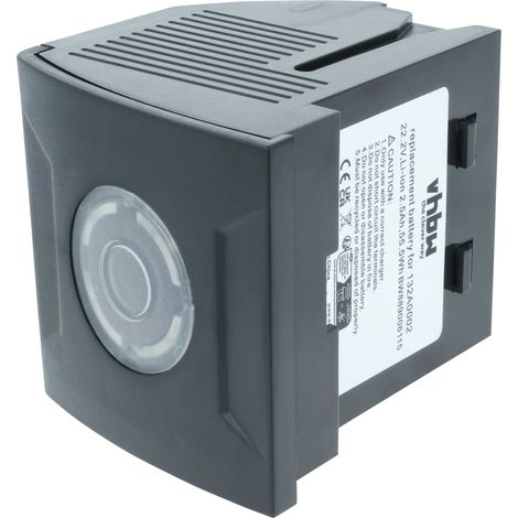 vhbw Battery Replacement for Gtech 103A105 for Vacuum Cleaner Black (2.5 Ah, 22.2 V, Li-Ion)