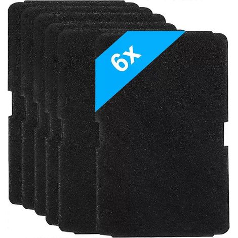 Filtre à peluches 6 pièces pour sèche-linge, compatible avec le modèle Beko DE8635RX DS (référence 2964840100). (1/4)