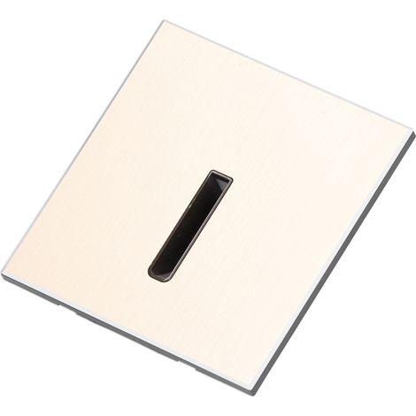 Éclairage d'escalier LED 3000K pour couloir, coin et sous-marche, idéal pour l'éclairage extérieur (100-240 V, doré). (1/5)