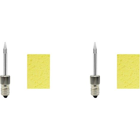 2x USB-Lötkolbenkopf E10-Schnittstelle, batteriebetriebener Lötkolbenkopf mit Gewinde (spitz) (1/5)
