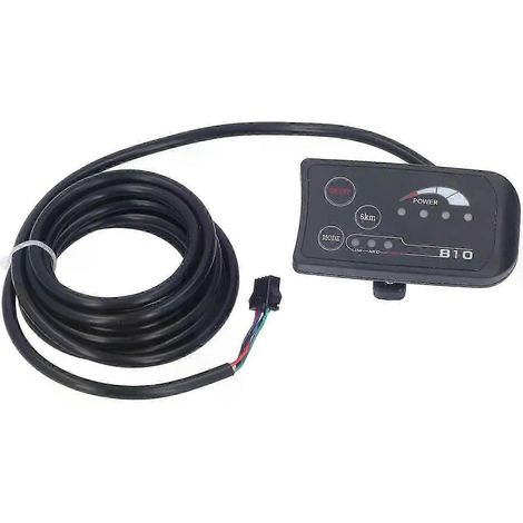 36V/48V S810 LED-Anzeigetafel für E-Bikes, 4-adrig, LED-Steuerungsanzeige, SM-Stecker (JXLGV) (1/5)