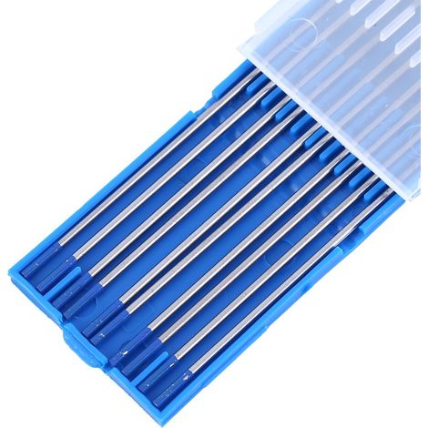 Électrodes de soudage tungstène lanthanée pointe bleue avec boîte (Ø1,6 x 175 mm, lot de 1) (1/5)