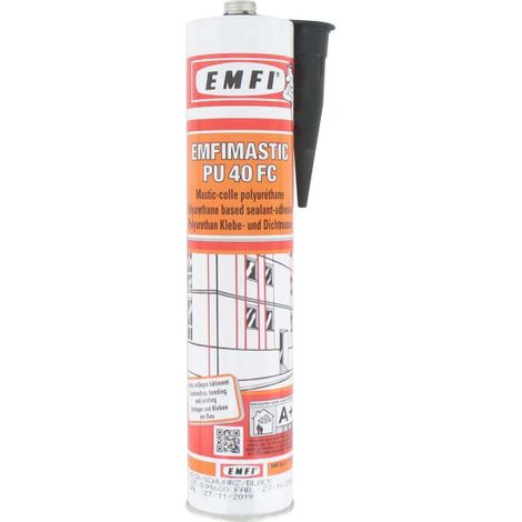 Adesivo poliuretanico EMFI PU 40 FC - nero 300ml
