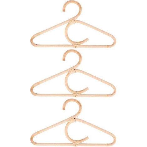 3 Cintres En Rotin Organisateur Pour Vêtements Enfants Pratique Et Élégant