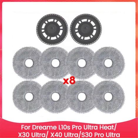 Support et chiffon pour balai à franges Dreame L10s Pro Ultra Heat X30 Ultra X40 Ultra S30 Pro Ultra Vacuum Cle