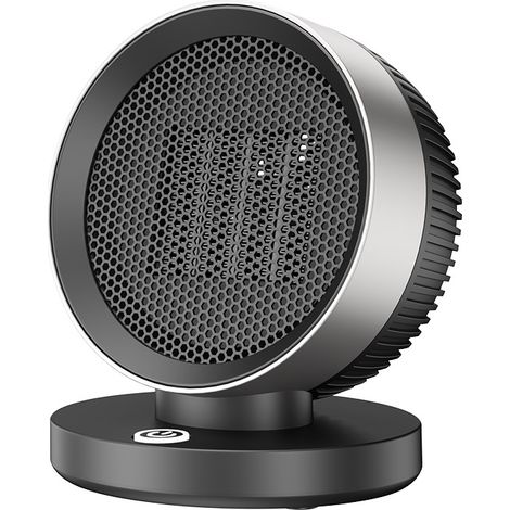Chauffage de bureau en céramique de 500 W avec protection contre la surchauffe et le basculement. Compact et portable, silencieux et à chauffe rapide. (1/5)