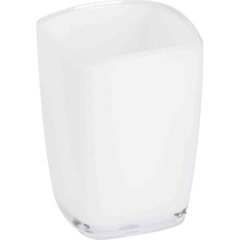 Porta Spazzolini Bagno Bianco Design Moderno Semplice Leila Metaform