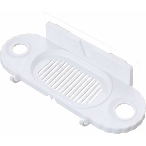 Porte-Savon Crochet boîte à Savon Mural Drain rectangulaire Bain Liquide Support de Stockage adapté pour Salle de Bain Support de Stockage sans Trace Toilette sans poinçon A-Ensoleillé (1/5)