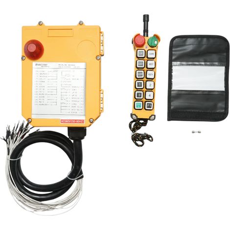 Telecomando industriale wireless 380V AC con 12 pulsanti IP65 Breckner Germany (1/5)