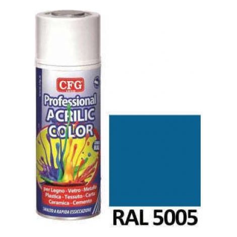 Cfg professional acrylic spray - secado rápido azul de señales ral5005 sp5005