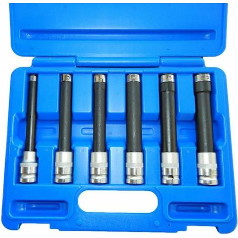Innensechskant Nuss Satz, Aussen Innensechskant Nuss, E-Profil E10-E20, 1/2 Zoll (1/5)