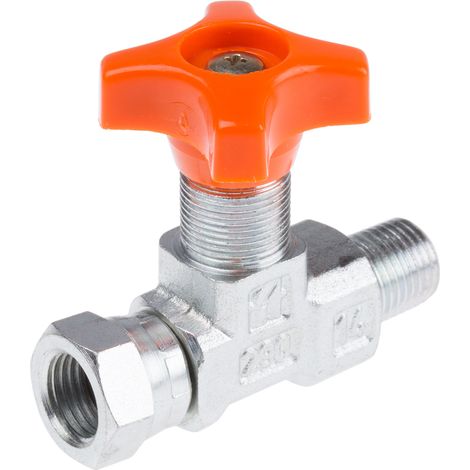 Vanne d'isolation hydraulique RS PRO, G 1/4 Mâle, 400 bars Bars ( Prix pour 1 ) (1/2)