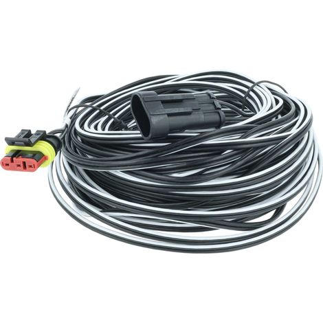 vhbw Niederspannungs-Kabel kompatibel mit Husqvarna 435X AWD (2020)  435X AWD (2019), 440 (2017-01) Mähroboter - Transformator Kabel, 20 m (1/5)