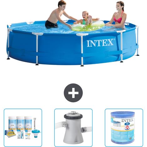 Intex Piscina con struttura Rotonda - 305x76 cm - 6-pezzi  S31470