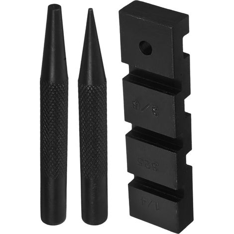 Kit 3 Pcs Brise-chaîne Métallique Compact pour Tronçonneuse à Essence, Outil Portable pour Réparation Chaîne de Tronçonneuse, Dérive-chaînes Réutilisables, Accessoire Entretien (1/5)