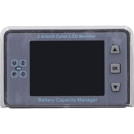 Voltmètre Coulomètre Sans Fil Gestionnaire de Capacité Batterie Moniteur Écran LCD Couleur 2,4 pouces 500V 500A (1/5)