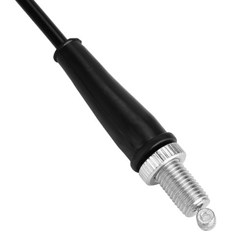 Vis universelles pour support de plaque d'immatriculation de moto (noir diamant)