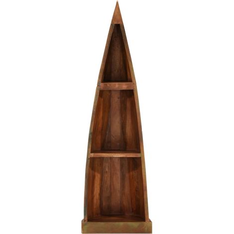 Armoire en forme de bateau bois massif de récupération (1/5)