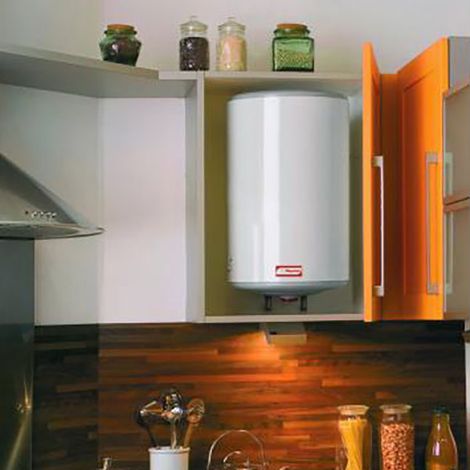 Thermor – Chauffe-eau à accumulation 50L sur évier – Résistance blindée – Puissance 2000W – Eau chaude immédiate – Cuve émail vitrifié