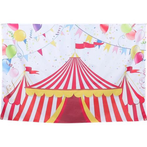 Toile de Fond Photo de Carnaval en Polyester pour Fête, Décoration Murale Texture Fine et Couture Délicate, pour Soirées et Accessoires Photo (1/5)