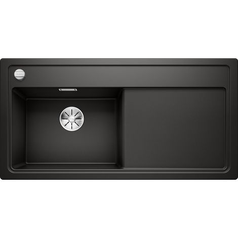 Blanco Zenar XL 6 - Silgranitspüle, 100x51 cm, mit Ablaufsystembedienung, Schwarz 526059 (1/5)
