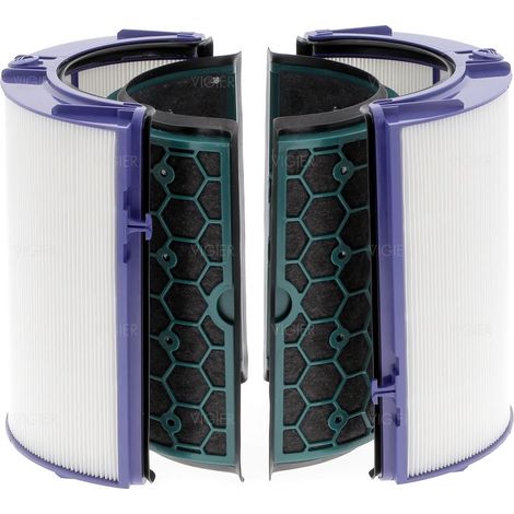Purificateur d'air Dyson HP04 DY120 – Filtre HEPA et charbon actif – Pour espaces confinés – Compatible avec modèles HP04, TP04, DP04 – Eurofilter (1/5)
