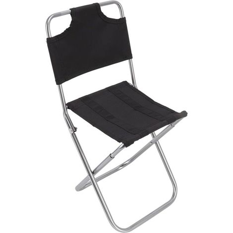 Fei Yu Tabouret pliant d'extérieur portable Mini tabouret pliant ultra léger avec sac de rangement Convient pour la pêche, le camping, le barbecue en plein air, les voyages (34 x 23,5 x 27 cm) (1/4)
