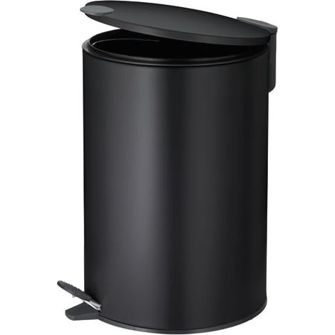 Mülleimer 12 l Schwarz - Matt - Kela