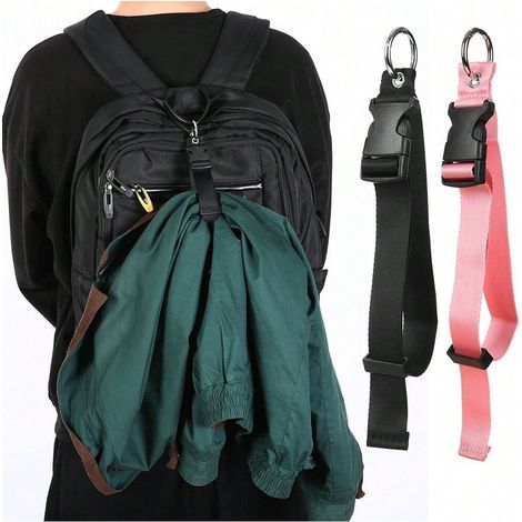 1 pièce Sangle de voyage, sangle d'emballage anti-vol portable, pour organiser vos bagages en toute sécurité. Sangle de bagage multifonction et réglable, accessoire de voyage pour valises (1/4)