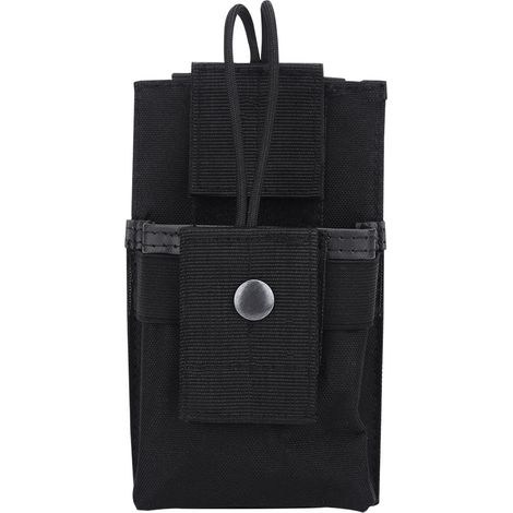 1 Étui talkie-walkie, nylon résistant, ouverture supérieure, fixation MOLLE, sport plein air (1/5)