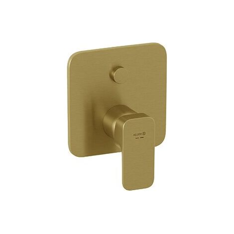 Kludi Renon - Unterputzarmatur, für 2 Verbraucher, Gold gebürstet 42763N075
