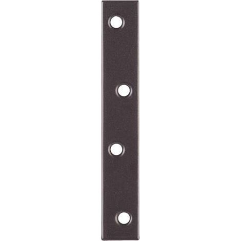 Schwarze Stahl-Montageplatte 100 x 15 mm ALBERTS ALBERTS (1/3)
