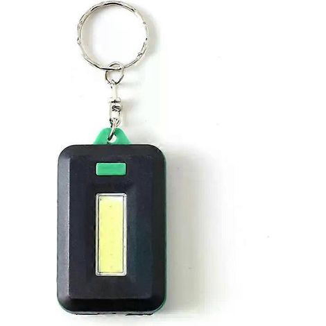 Lampe torche multifonctionnelle portable, mini lampe porte-clés COB, rechargeable par USB, lampe de secours pour le camping et les activités de plein air. (1/5)