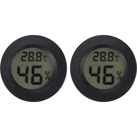 MINI THERMOMÈTRE HYGROMÈTRE BUREAU LCD POUR BOÎTE À REPTILES VOITURES LABORATOIRES NUMÉRIQUE À DOMICILE (1/5)