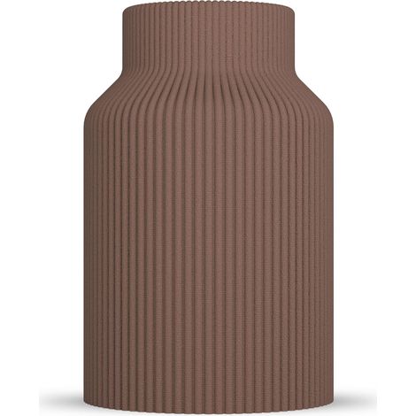 Vase Rabella - Vase décoratif moderne pour herbe de la pampa et fleurs séchées - Style scandinave pour salon - Objet design 3D en plastique (PLA) - Léger et incassable (1/5)