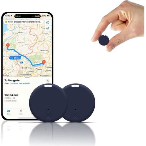 Mini traceur GPS - KZQ - Localisateur de voiture - Autonomie 6 mois - Design compact - 2 pièces (1/4)