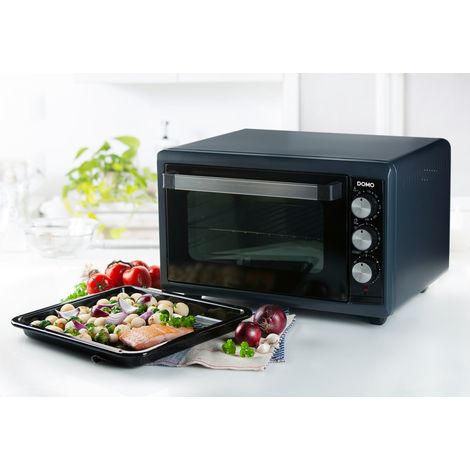 Mini Backofen 38 Liter 90 Min. Timer, Heißluft, Ober- & Unterhitze - 1300 Watt