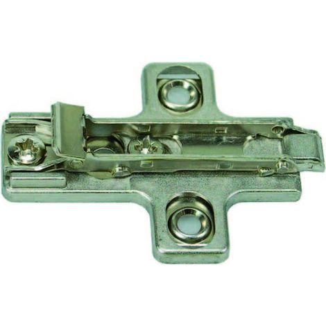 Basette per cerniere incasso con clip - mm.0h. - 10 pz