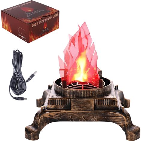 3D artificial flames for Christmas, Halloween, New Year's, indoor use, stage use, parties, nightclubs (1/5)